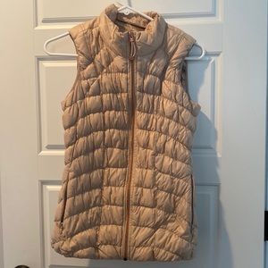 Rose gold Athleta vest
